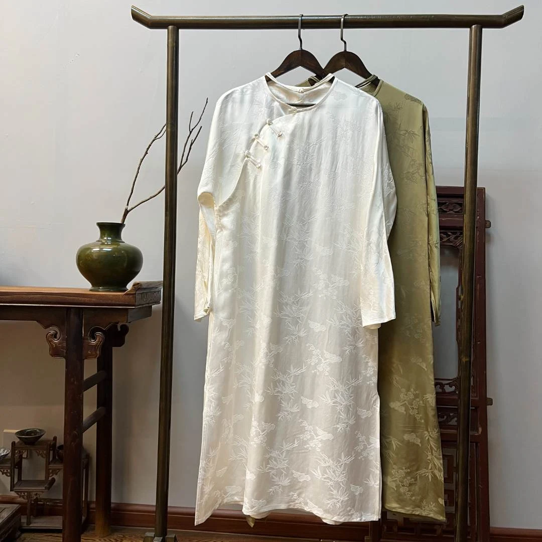 【月色】新中式国风改良衣裙Q80012