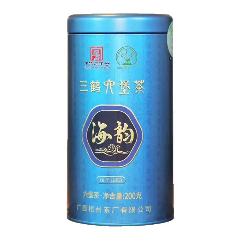 三鹤 三鹤六堡茶海韵广西梧州特产正宗黑茶老六堡茶一级罐装200g