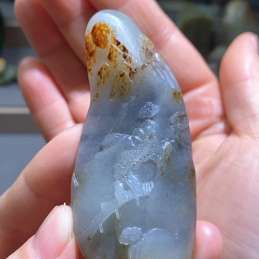 【闪购商品】和田玉挂件未镶嵌迟***惜