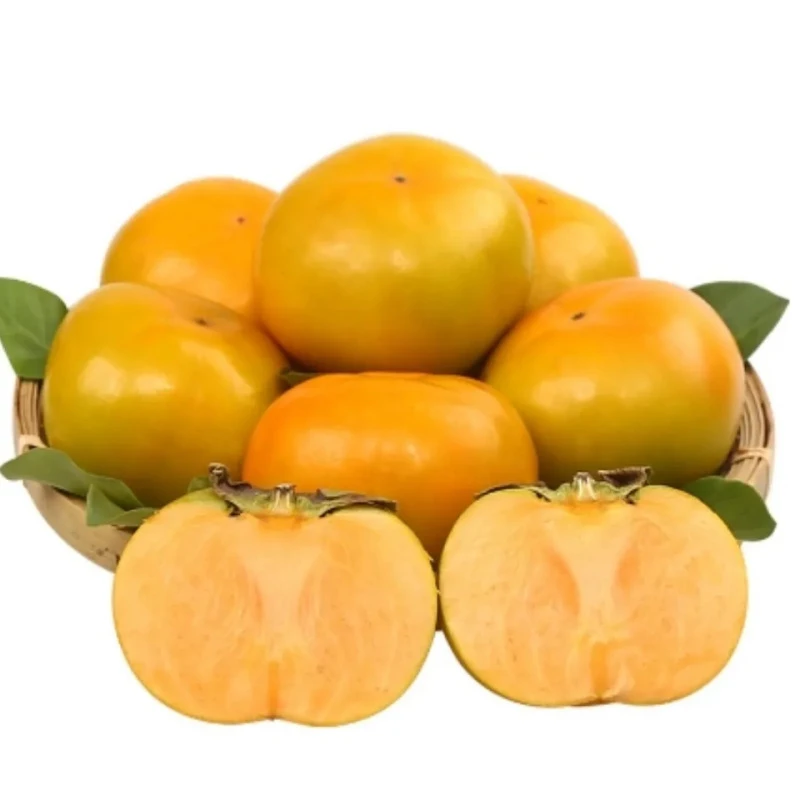 脆柿子现摘发货新鲜应季水果甜柿脆甜可口脆柿子4.5斤装