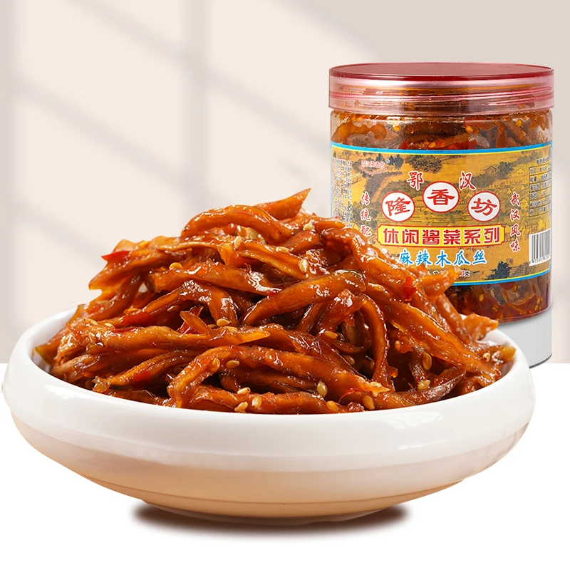 鄂汉隆香坊 武汉特色食品香辣木瓜丝240g