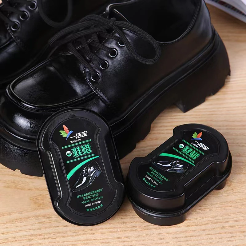 6件装鞋油鞋蜡鞋擦一体海绵擦皮鞋快洁鞋刷各色皮去污渍保养油鞋