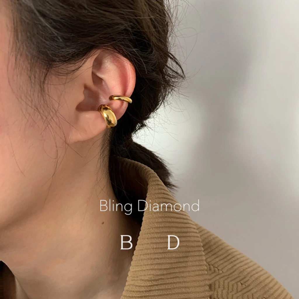 钛钢耳饰 中性风耳骨夹秋季气质法式简约冷淡风百搭个性欧美小众