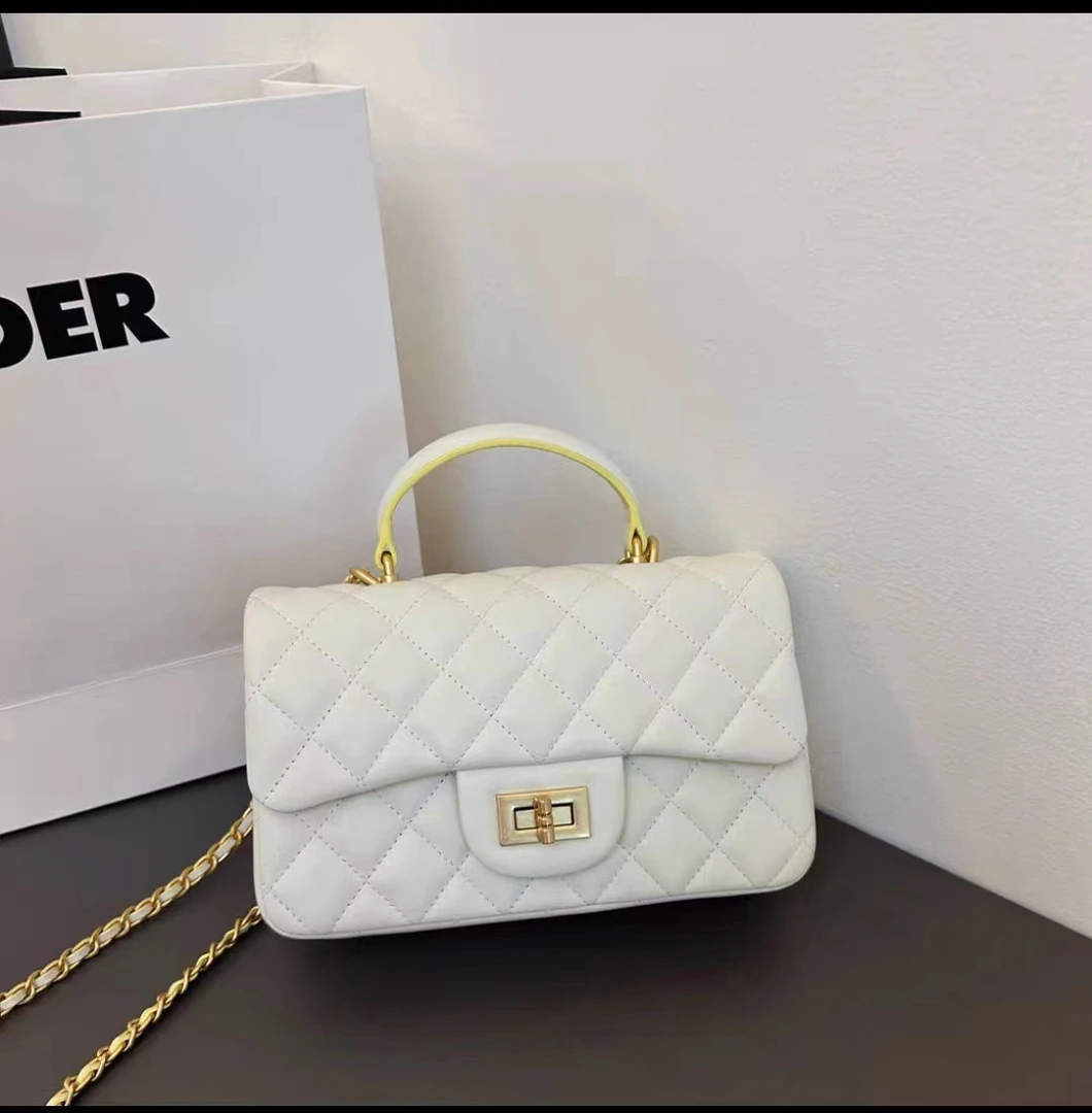 【嘉嘉严选】YX-8012 白色-轻奢新款百搭时尚气质简约小众包