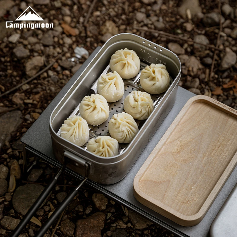 CAMPINGMOON柯曼2013-W饭盒底网304不锈钢食品级别配件家用微波炉