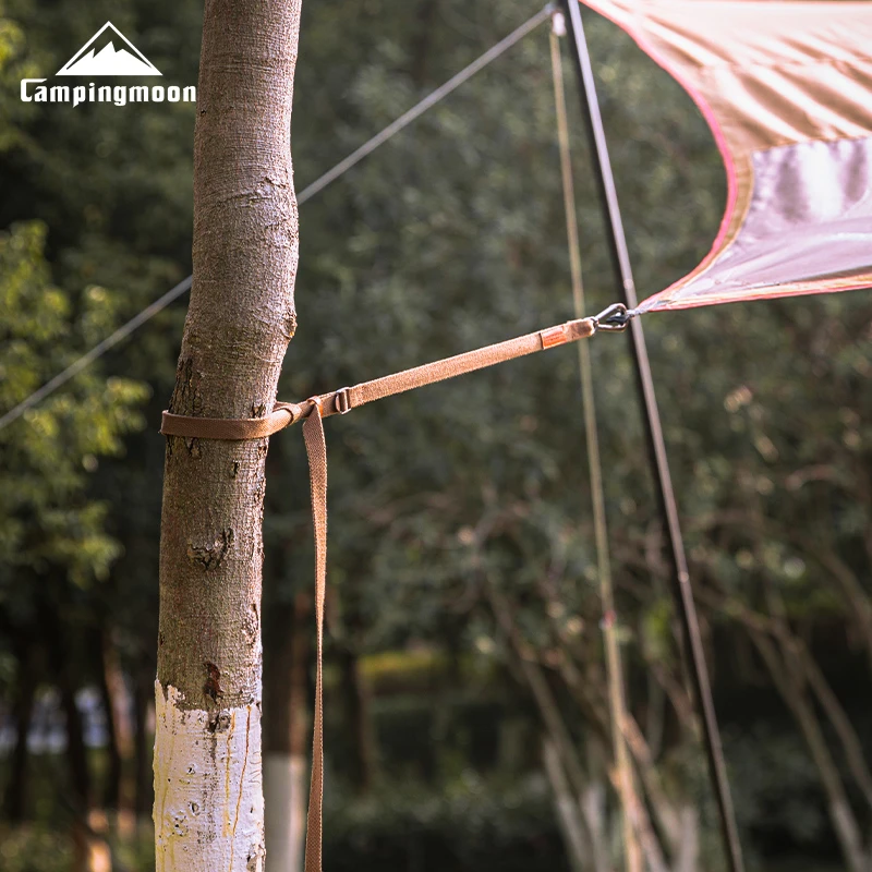 CAMPINGMOON柯曼FS-1400天幕遇到树加厚棉织带抗拉防风帐篷固定带