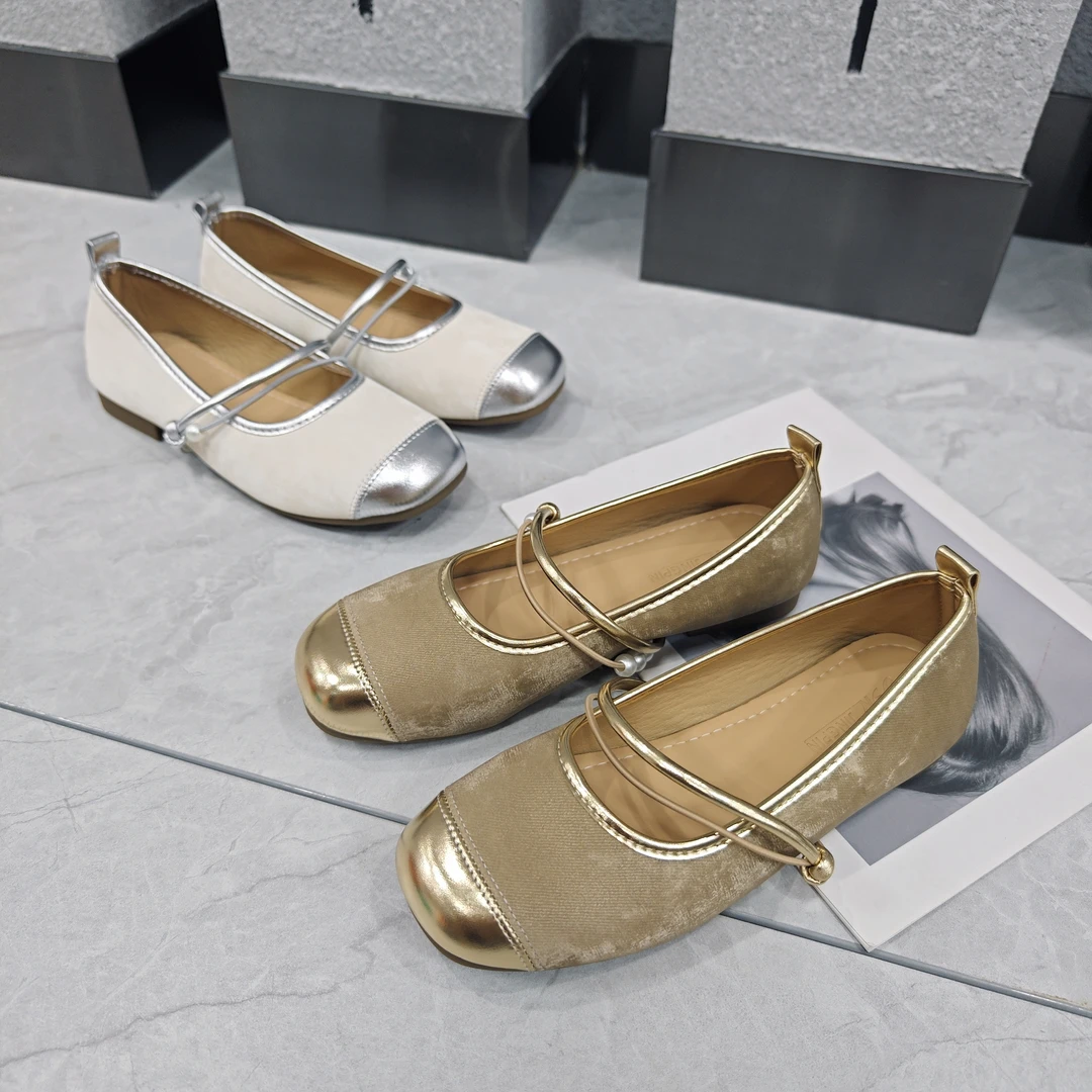 【新疆包邮】女鞋皮鞋单鞋时尚软底107公主鞋平底浅口夏季W4A107