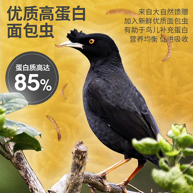 冠之亚宠物爱吃新鲜八哥鸟粮饲料营养鸟食喂食鸟粮鹦鹉食粮鸟零食
