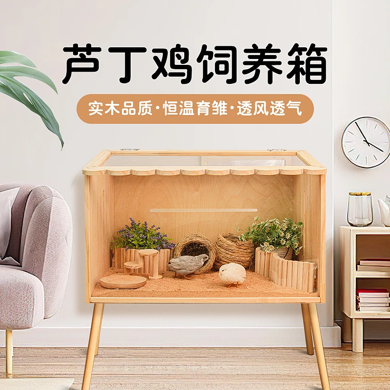 卢丁鸡宠物饲养箱养殖专用透明亚克力笼芦丁鸡房子仓鼠笼子恒温箱
