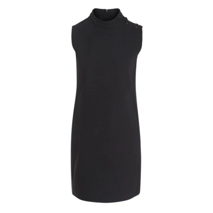 0004修身圆领针织裙黑色连衣裙纯色时尚休闲打底女士夏季春夏