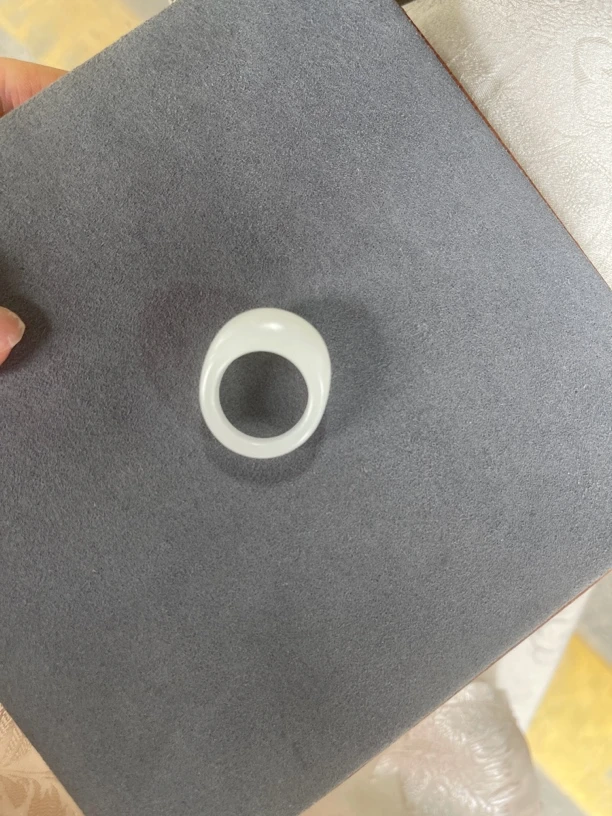 和田玉俄罗斯白玉戒圈