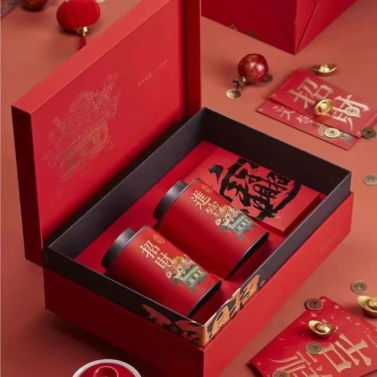 M招财进宝正山小种新茶茶叶礼盒装高档礼盒伴手礼年货高端礼品