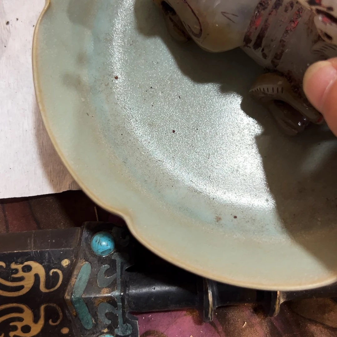 摆件南****俑五大名窑瓷器摆件瓷片