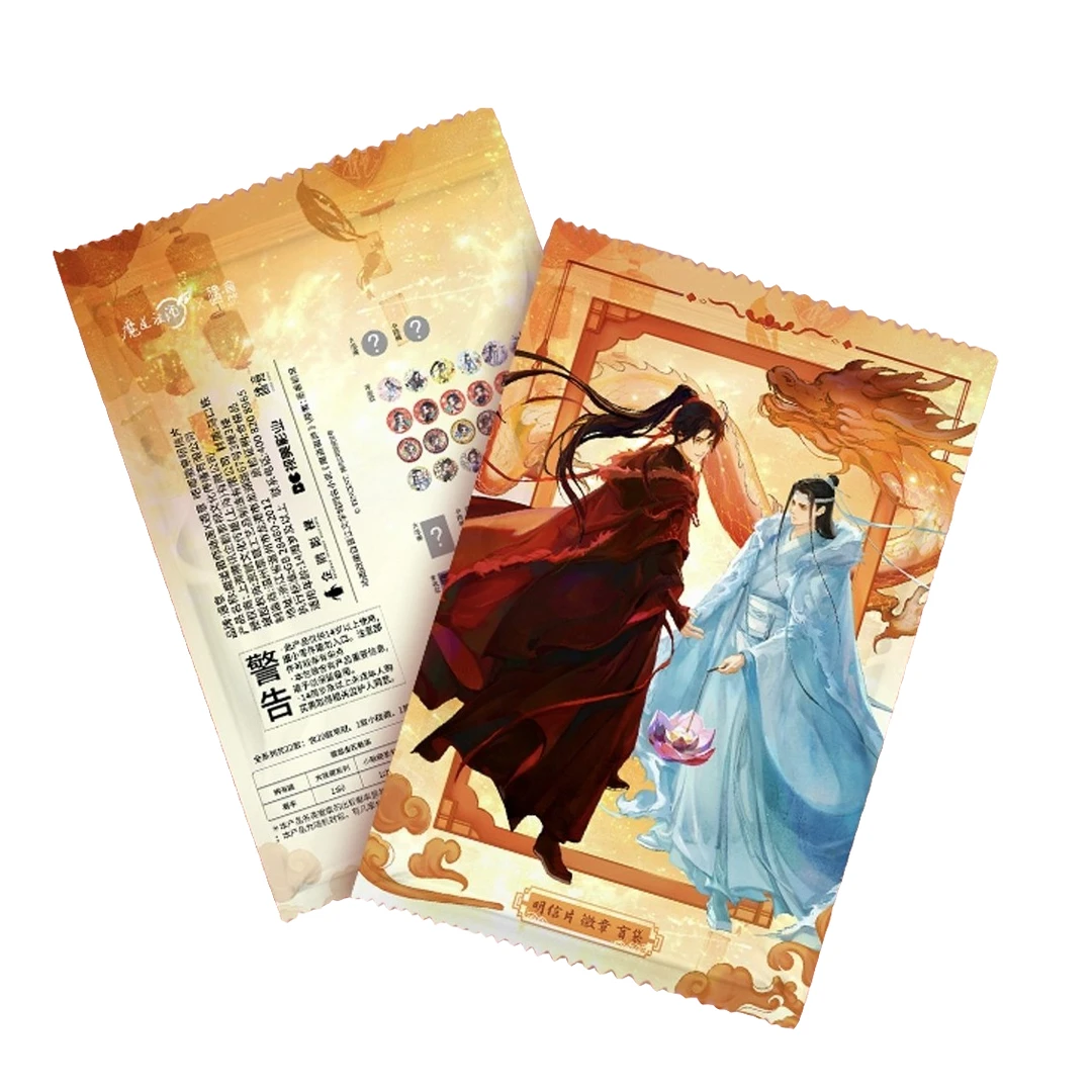 遇意拆盒《魔道祖师》动画X遇意吧唧-徽章系列一弹古风盲袋卡牌盲盒