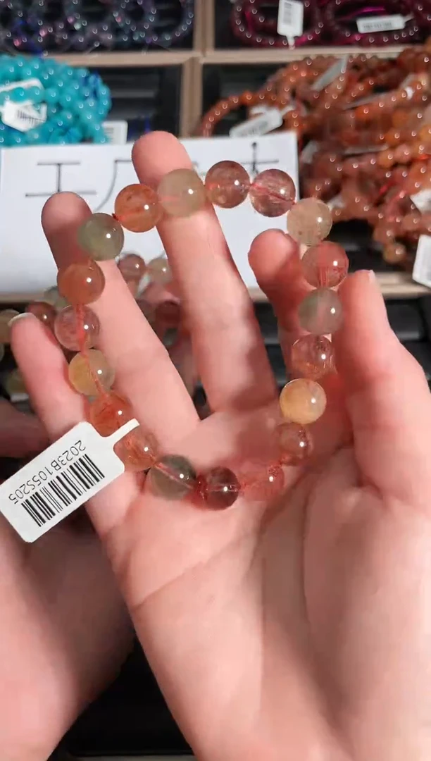 【闪购商品】水晶手链未镶嵌彩发晶10m【多样性发货】