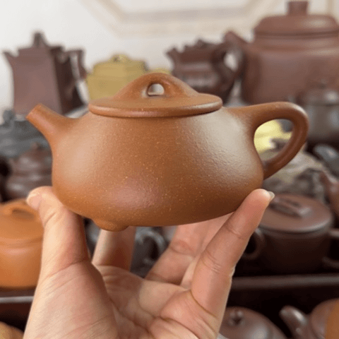 紫砂茶壶曙*黄降坡泥200c c