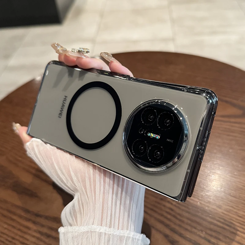 适用于华为mateX5手机壳新款折叠屏超薄透明X3无线磁吸典藏版X6硬