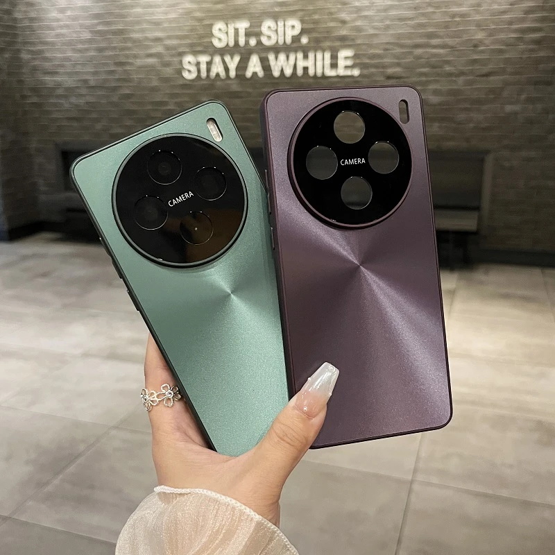 适用vivox100s手机壳新款x100spro炫光镭射x90全包镜头磨砂情侣80