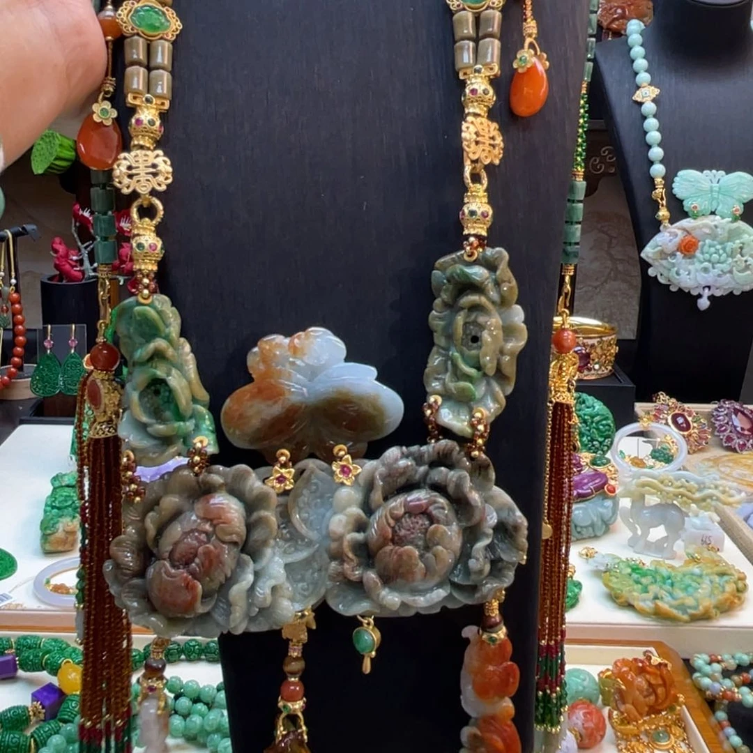 翡翠毛衣链未镶嵌梦*想48小时鉴赏期