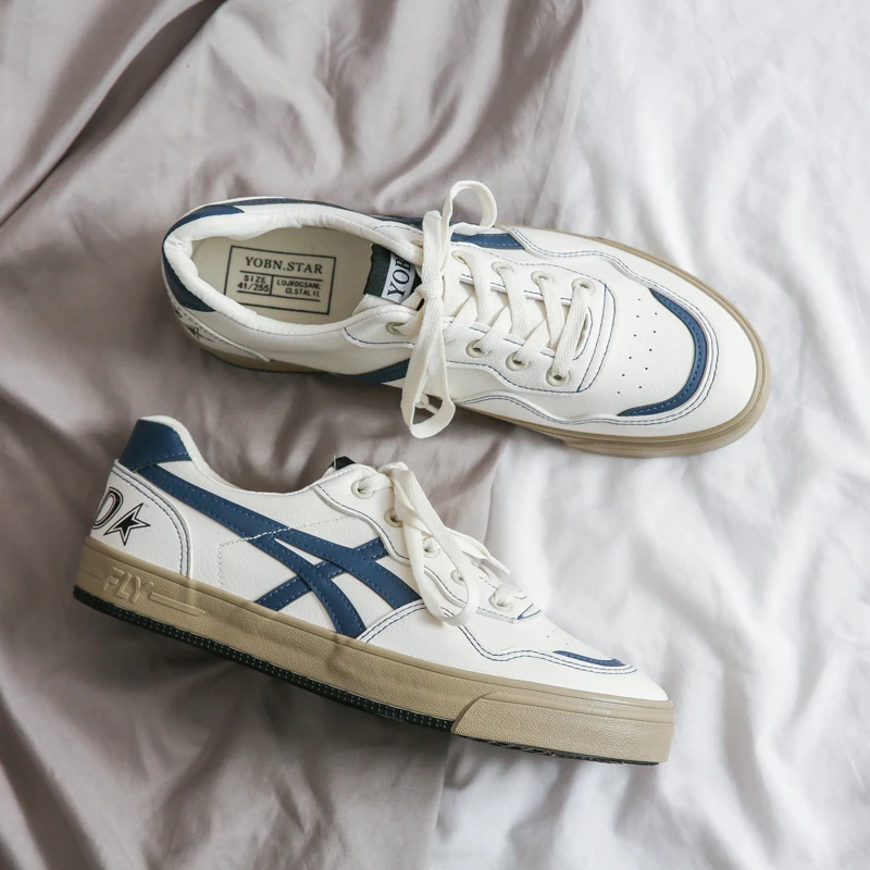 2025新款男女情侣休闲鞋透气潮流运动网红德训板鞋学生鞋小白鞋子