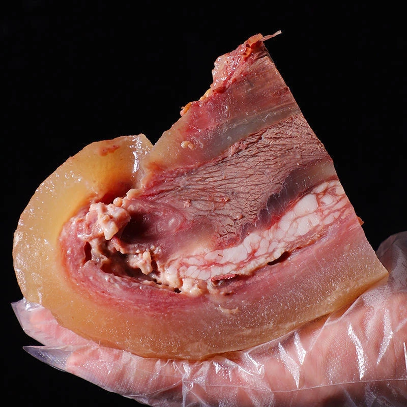 山西卤味熟食小黄牛牛头肉新鲜现煮原味八分熟 四斤送一斤牛肝