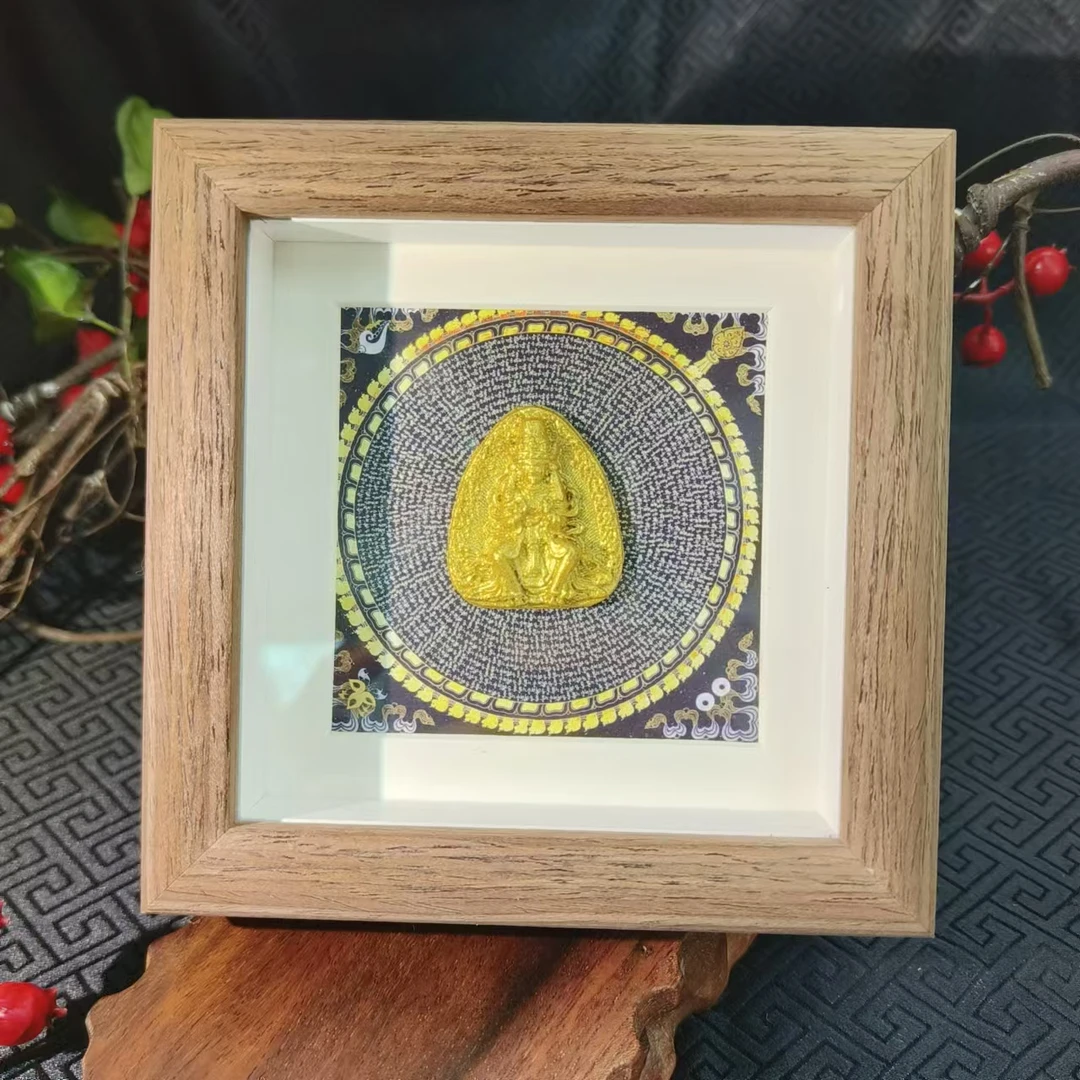 【两米·二五年全家必用】扎基造型唐卡摆件相框