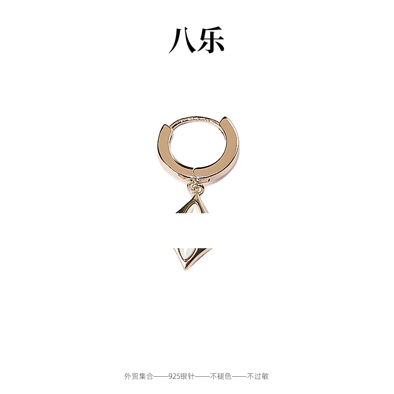 铜合金耳饰 E0760 小花气质时尚百搭小众简约个性精致ins复古耳环
