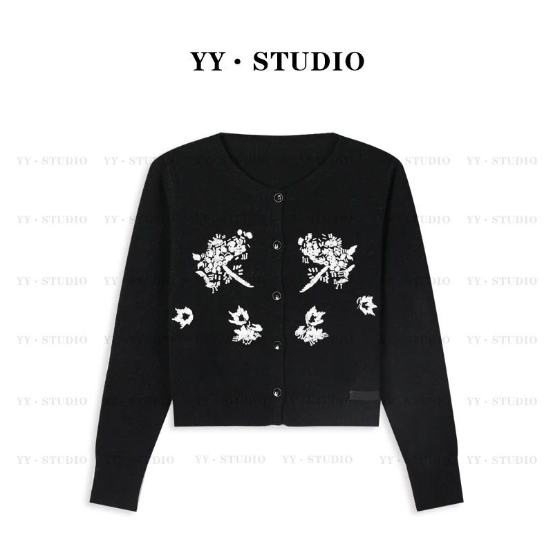 【YANYAN】早秋新款绣花针织开衫长袖外套YY-5649