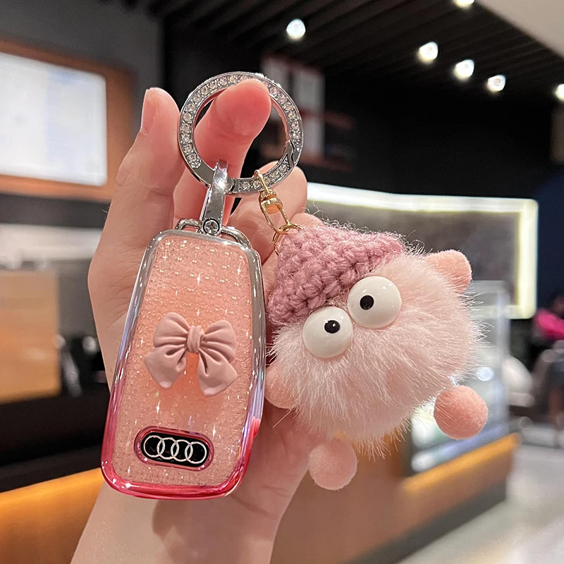 奥迪a3钥匙套q3汽车q2l新款a6l女q5l a4l专用a7l高级感a5壳q7扣a8