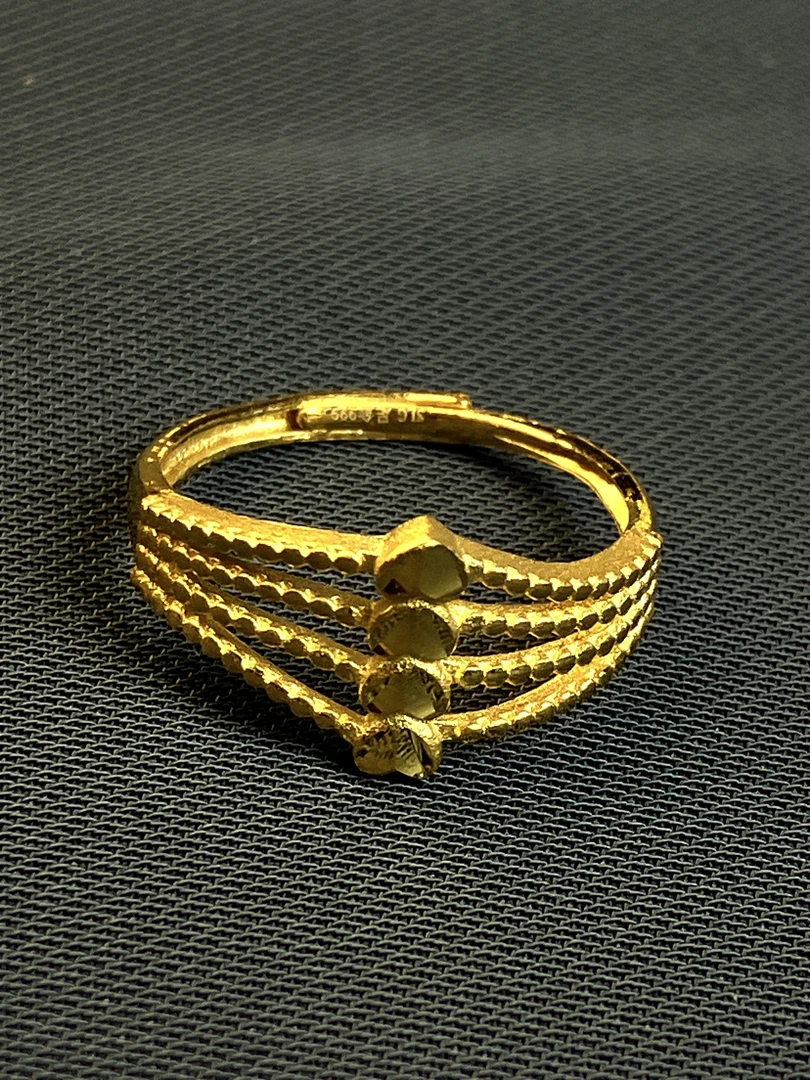 （1号货）放心黄金店 足金999戒指2.71-2.68克(货号40）