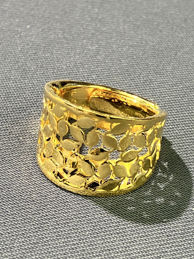 （1号货）放心黄金店 足金999戒指8.76克（货号55）