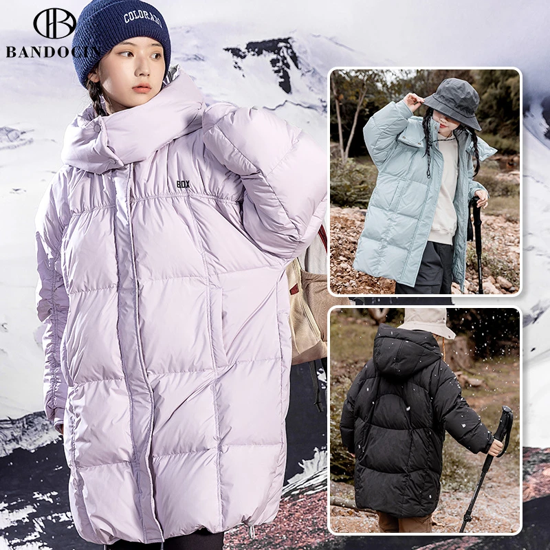 BANDOCIN/半度闲反季羽绒服冬季户外三防儿童90白鸭绒保暖羽绒服