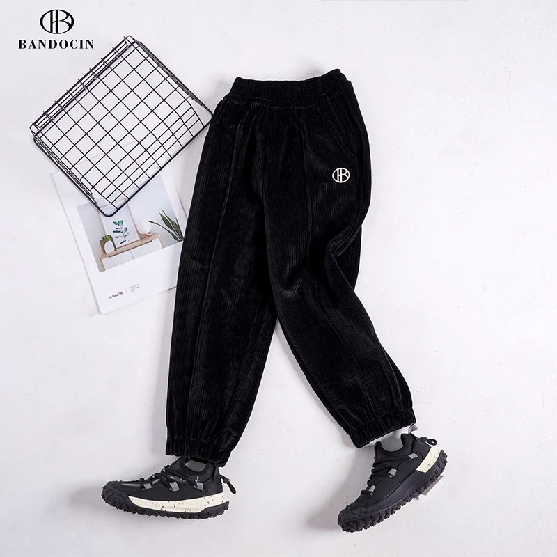 BANDOCIN/半度闲2025秋冬新款户外休闲出游宽松洋气时尚休闲裤子