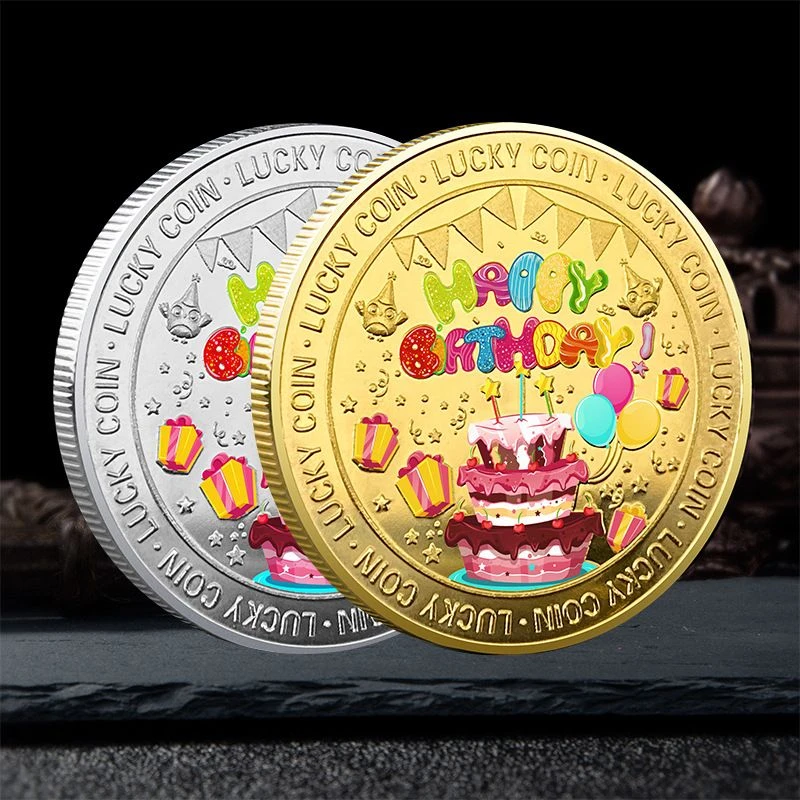 生日快乐纪念徽章Happy birthday节日庆典纪念章好运幸运创意礼品