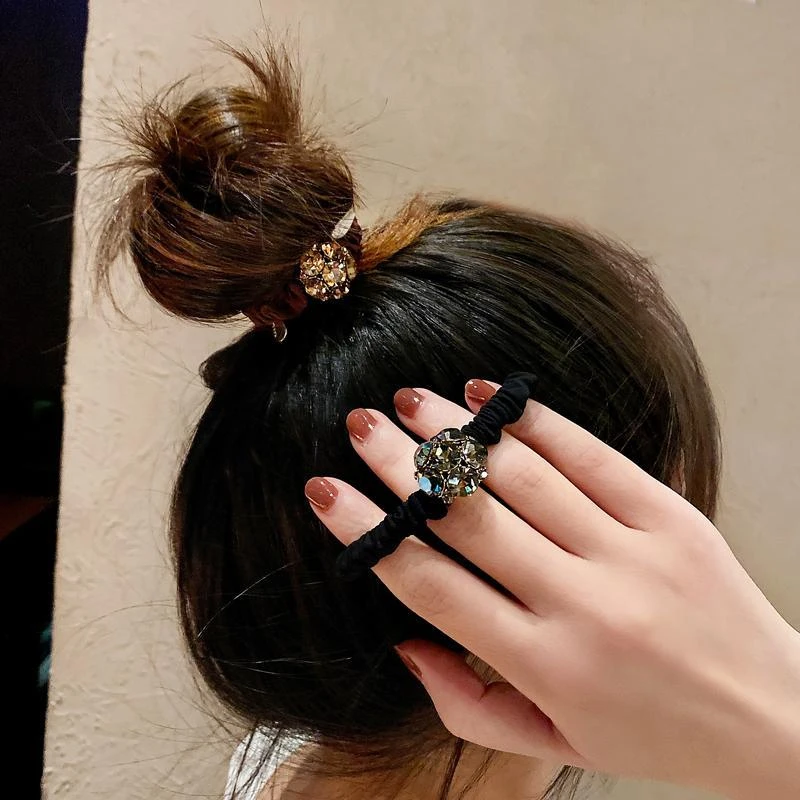 长长韩版发圈女高级感头绳不伤发绳高弹力耐用橡皮筋时尚百搭头饰