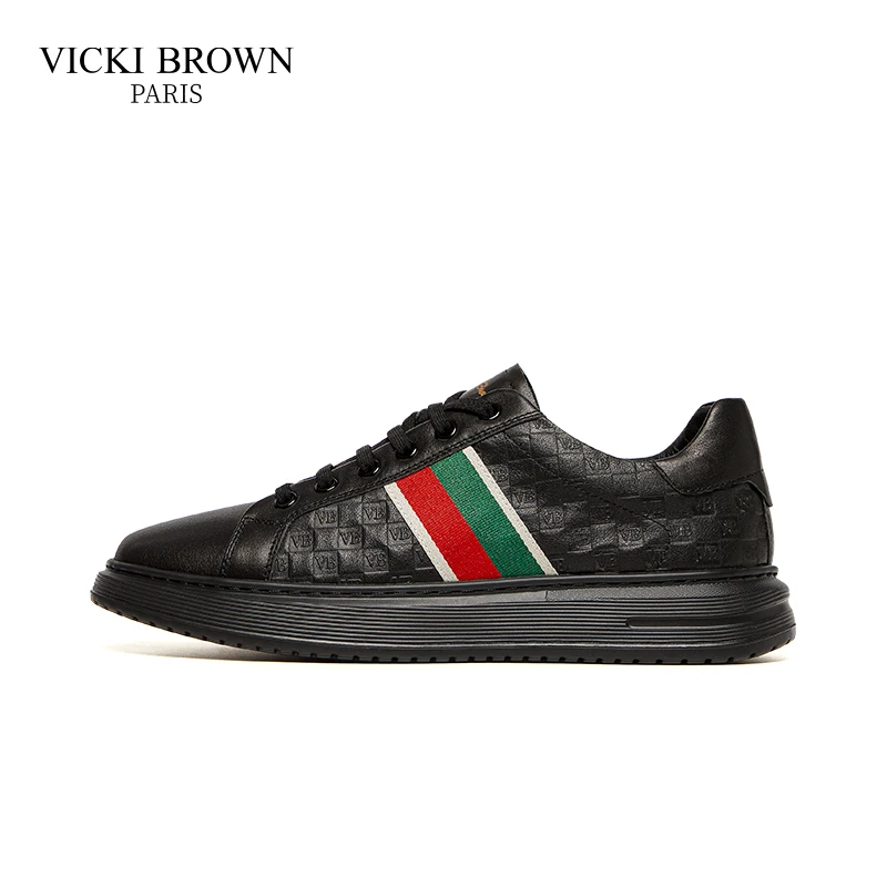 VICKI BROWN X法式轻奢男鞋经典时尚高级感男士休闲鞋舒适百搭