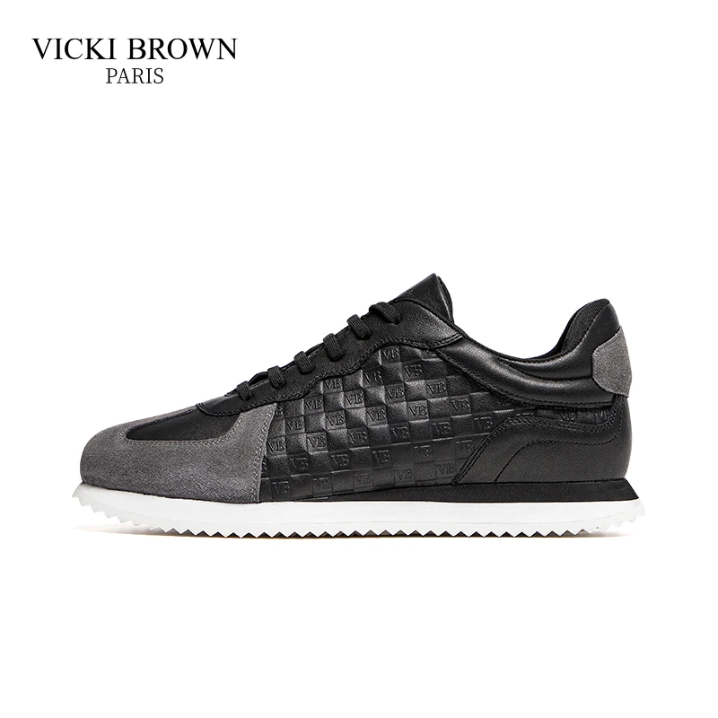 VICKI BROWN X法国轻奢品牌时尚经典款啊甘鞋舒适百搭轻便休闲鞋