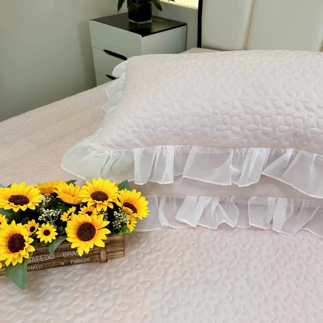 【夏款枕套】2025轻奢凉感花边枕套w