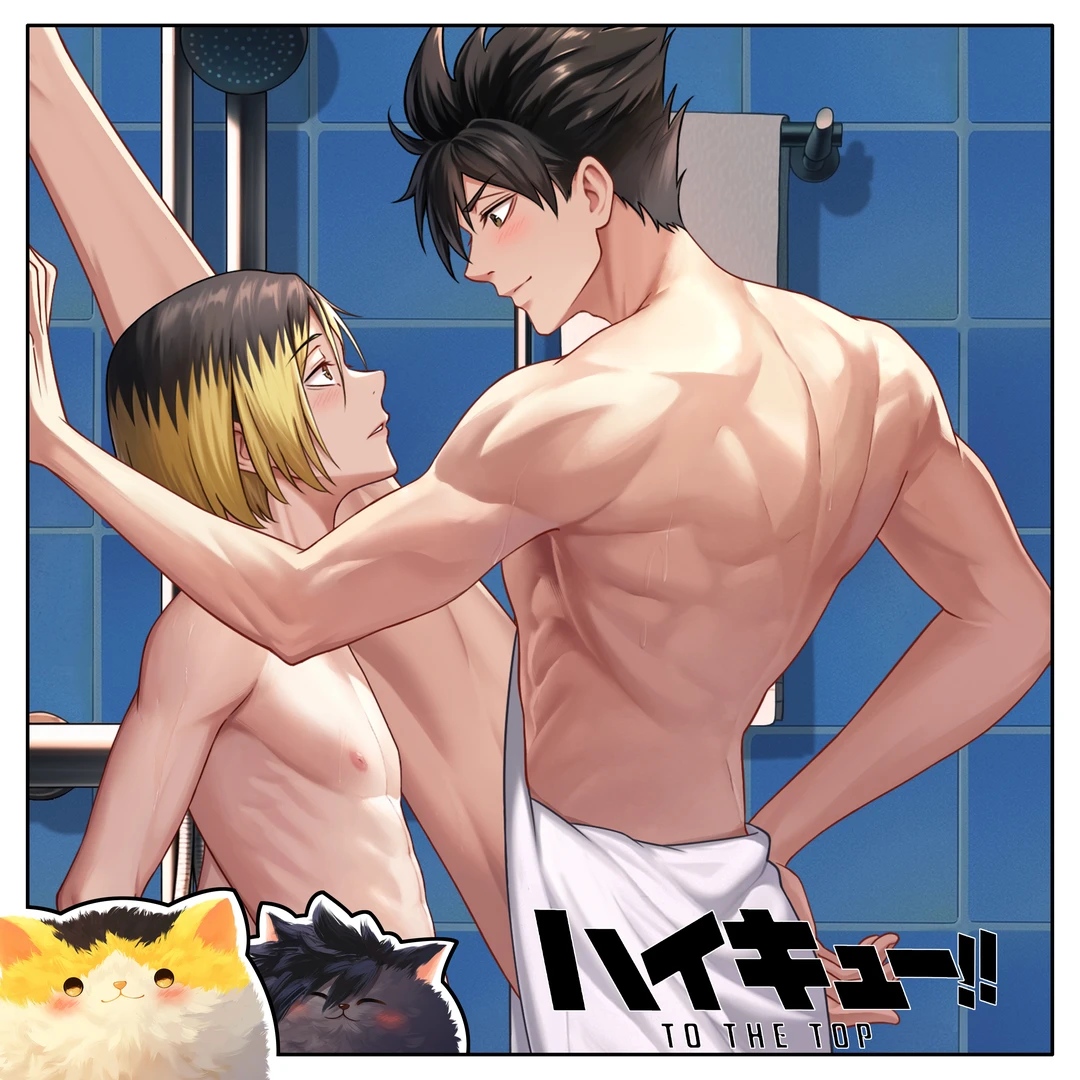 排球少年-黑尾铁朗-孤爪研磨-双人腿咚壁咚立牌正版原创同人谷