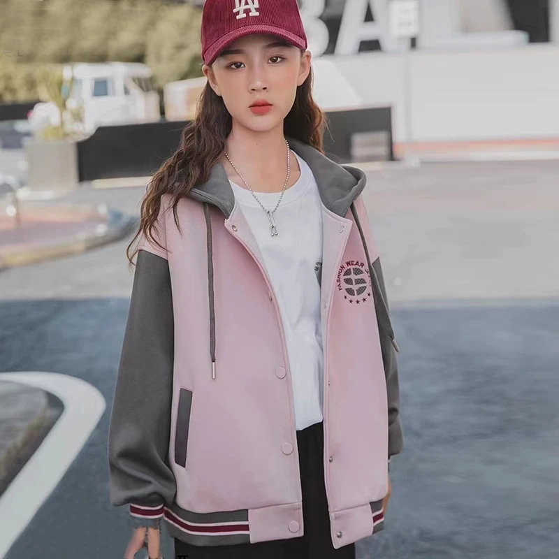 女童卫衣外套秋季2024新款儿童女大童女孩春秋款网红炸街连帽上衣