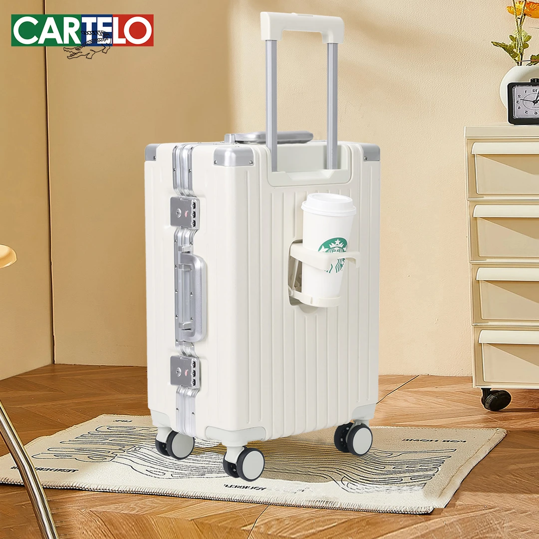 CARTELO/卡帝乐鳄鱼男款高档行李箱加厚密码箱最新款2025款爆款