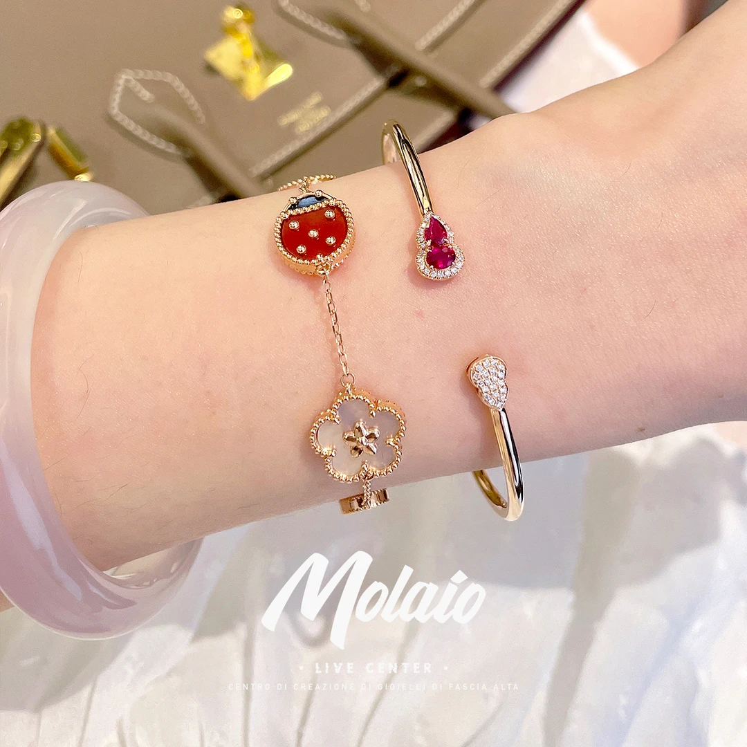 福利品【飘虫手链】纯18k金 约3.5g （长度可调节）XV H005