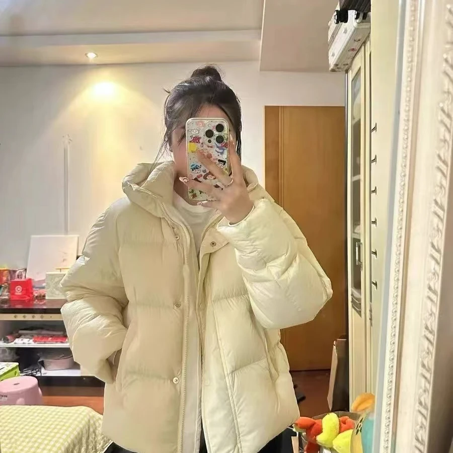 KJ姐妹款短版连帽韩版加厚面包服