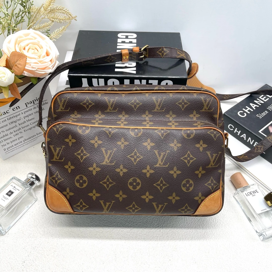 95新 LouisVuitton/路易威登 经典老花帆布中古相机包10319898