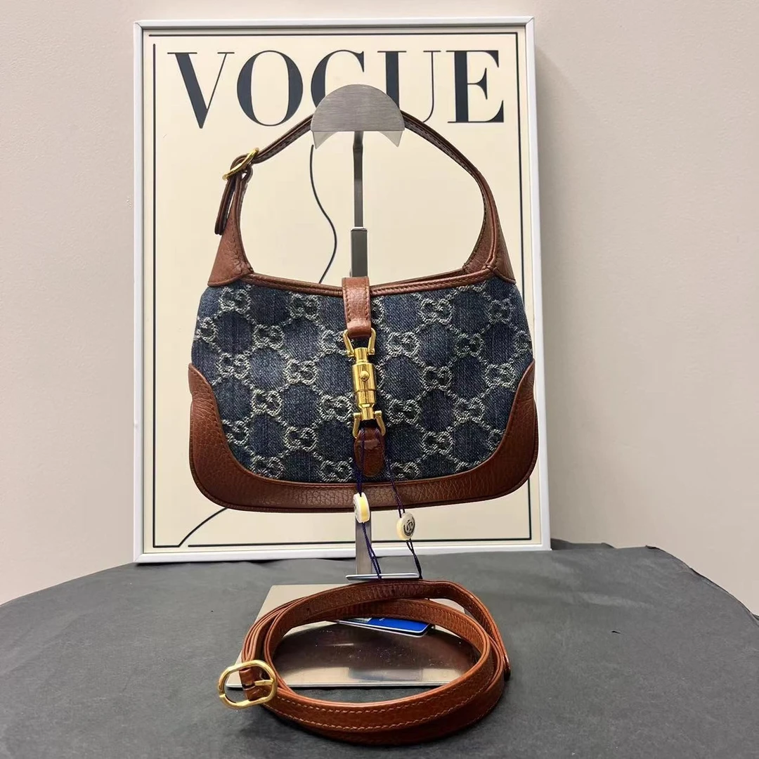 95新 GUCCI/古驰 W古驰老花Jackie1961 mini单肩包20712387