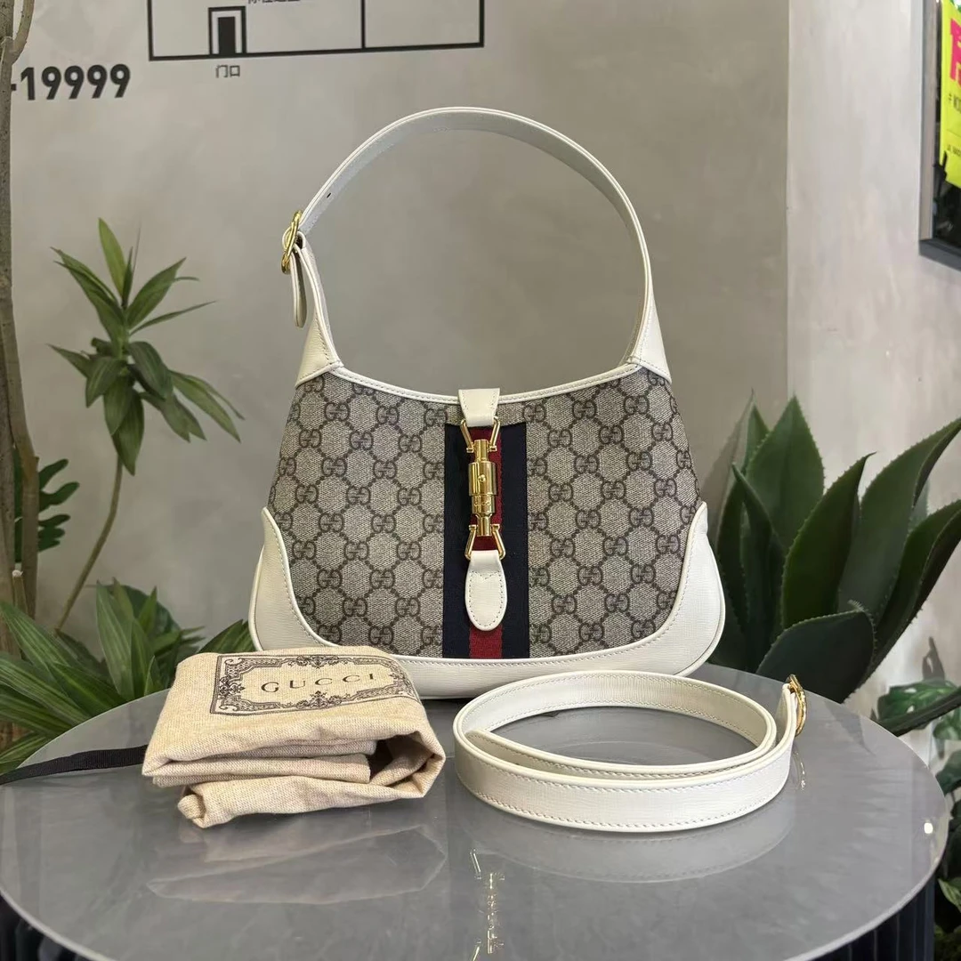 99新 GUCCI/古驰 W古驰老花jackie1961小号 闲置单肩包69799038