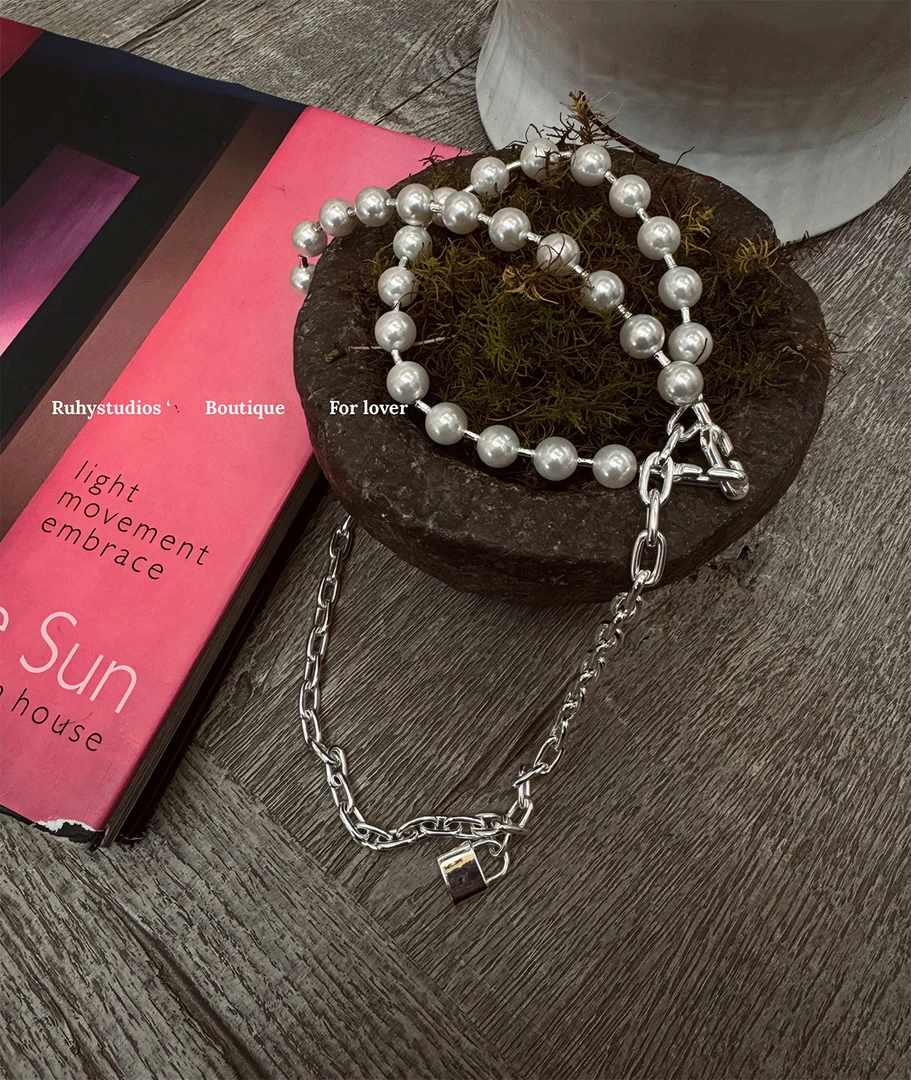 链子925银仿珍珠 Rubystudios/ TF 925银项链 R1664