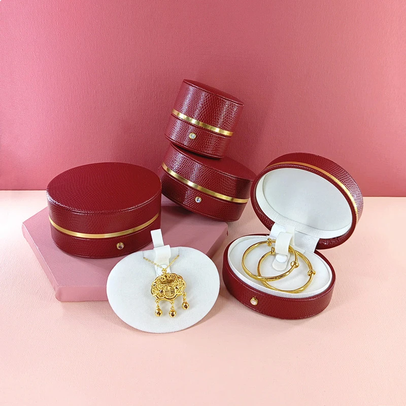 首饰盒/箱 轻奢宝宝手镯创意求婚钻戒指耳钉长命锁项链首饰礼物盒
