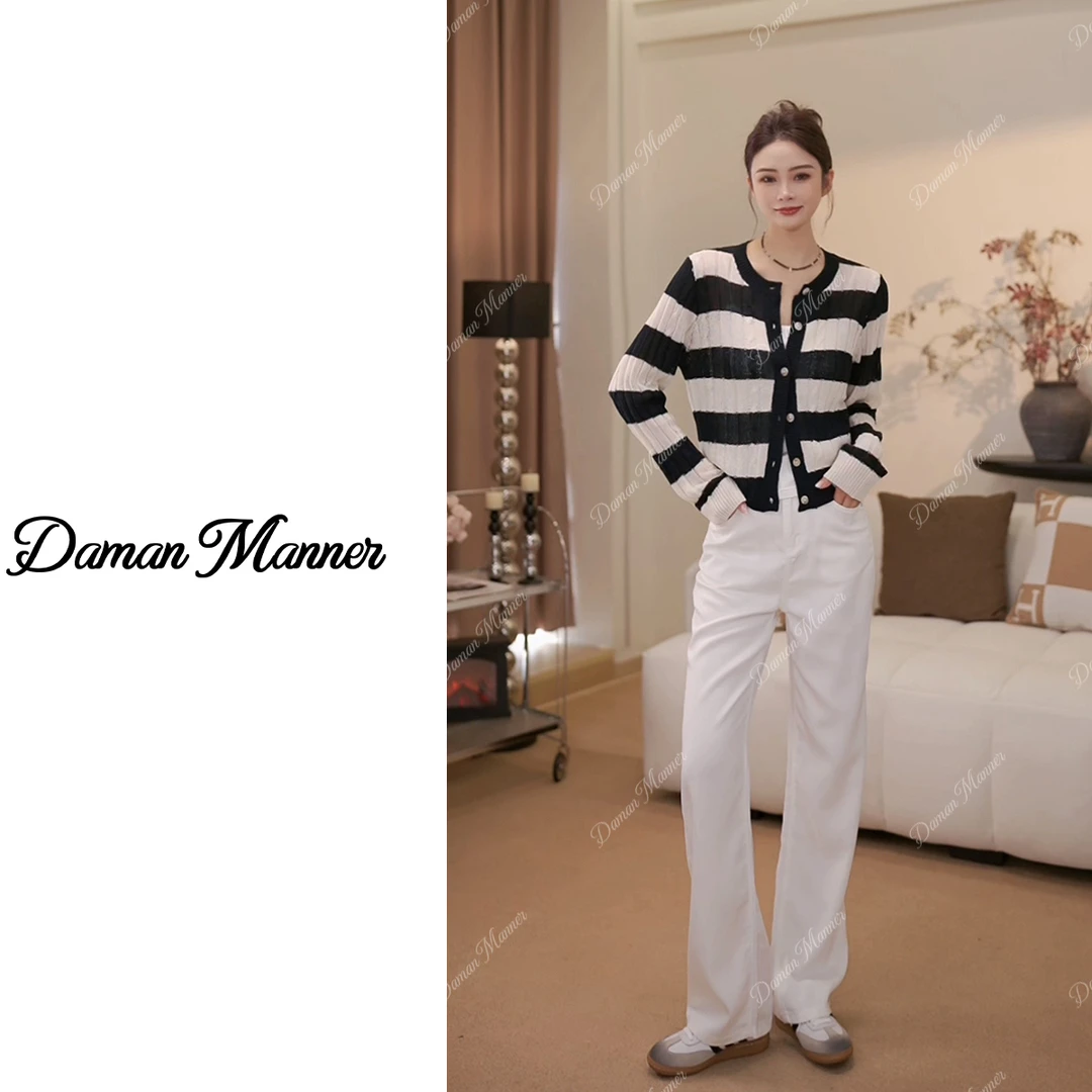 DAMAN | 莱赛尔桑蚕丝牛仔裤直筒裤时尚百搭休闲DM24635