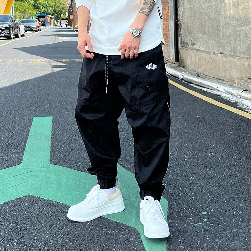 到位男装早秋时尚经典百搭休闲设计款工装长裤C773
